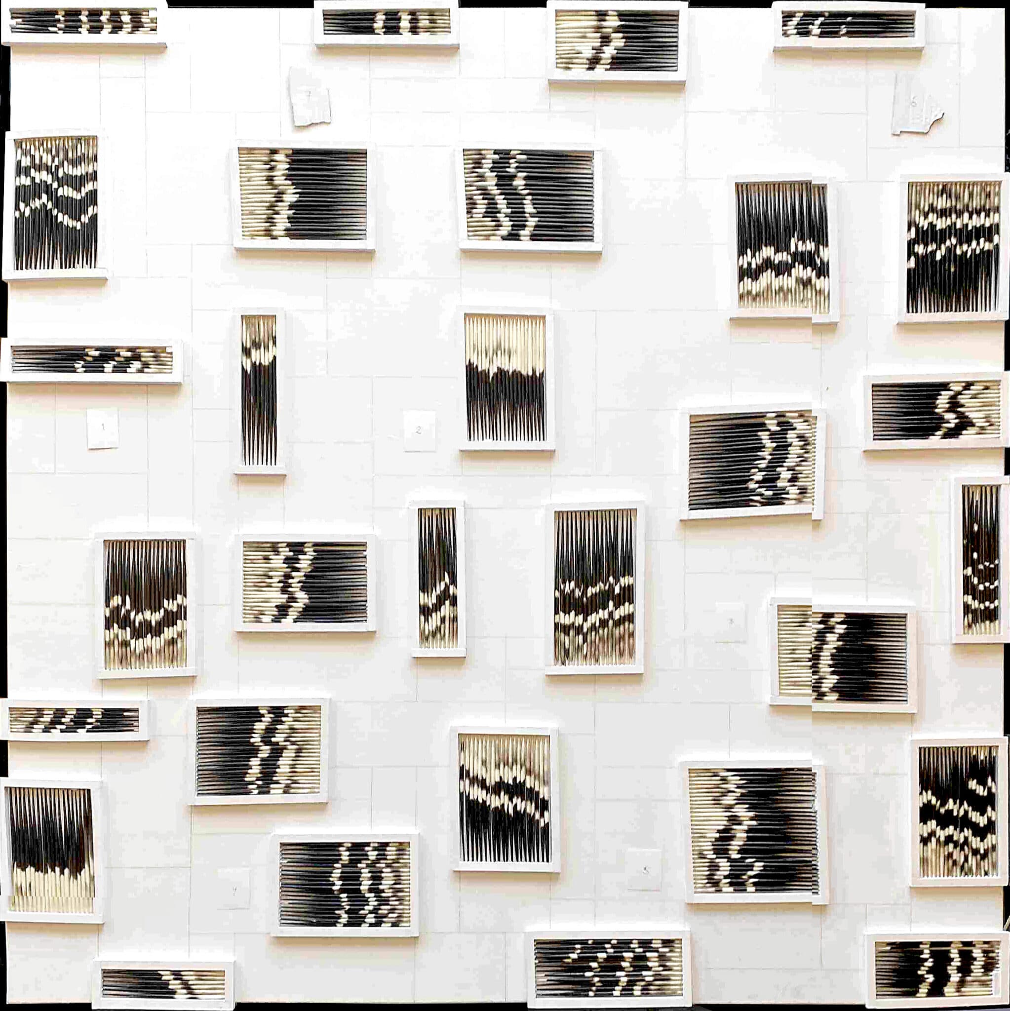 Quill boxes not yet fixed to canvas