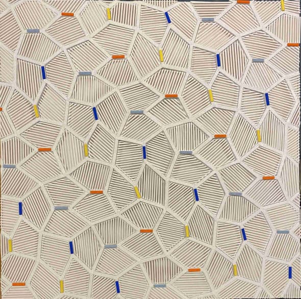 First brightly coloured slats