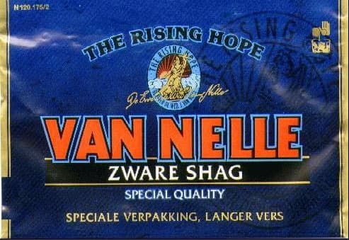 A 50 gram packet of Van Nelle tobacco