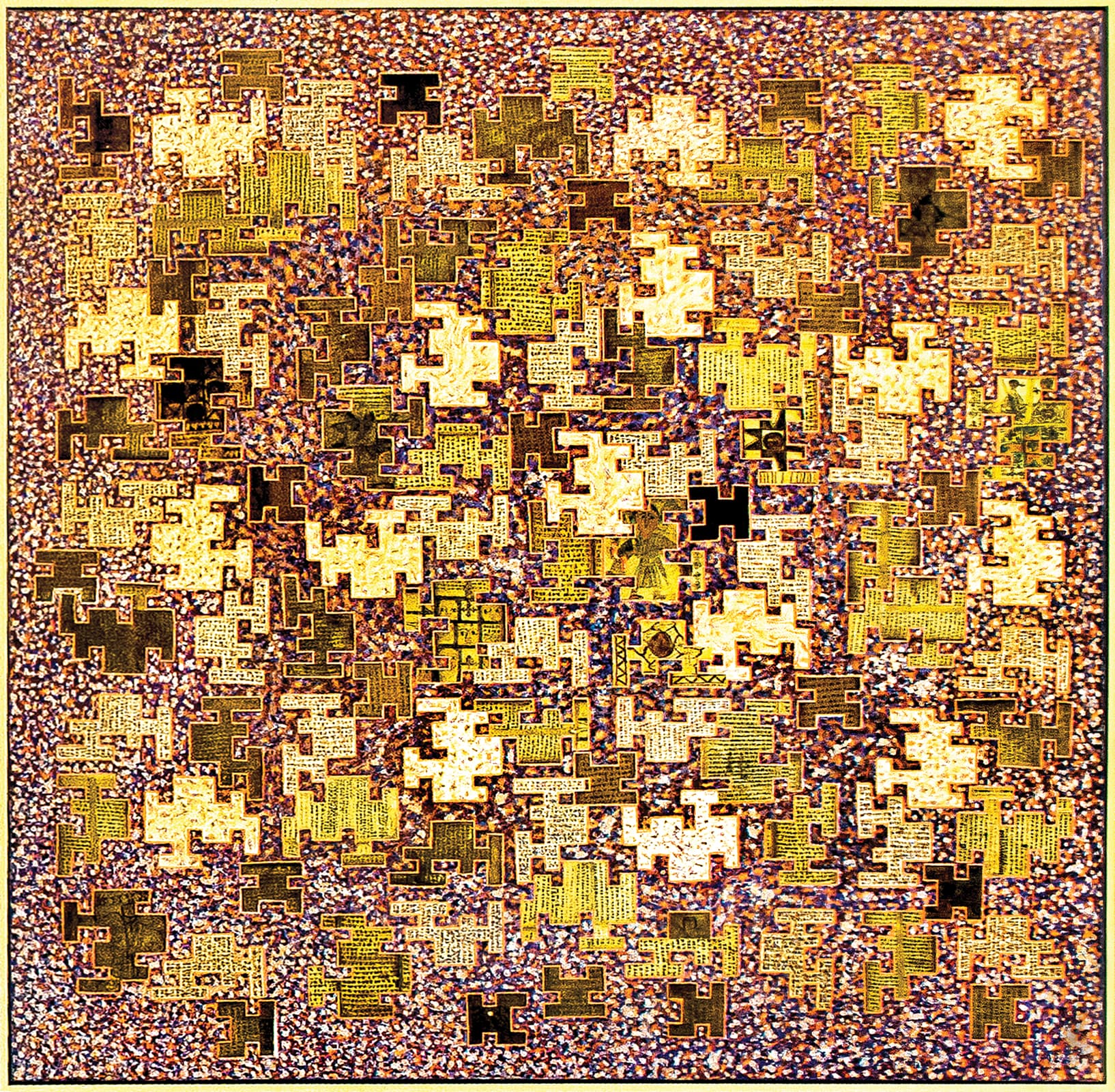 Disconnected Coptic tiling