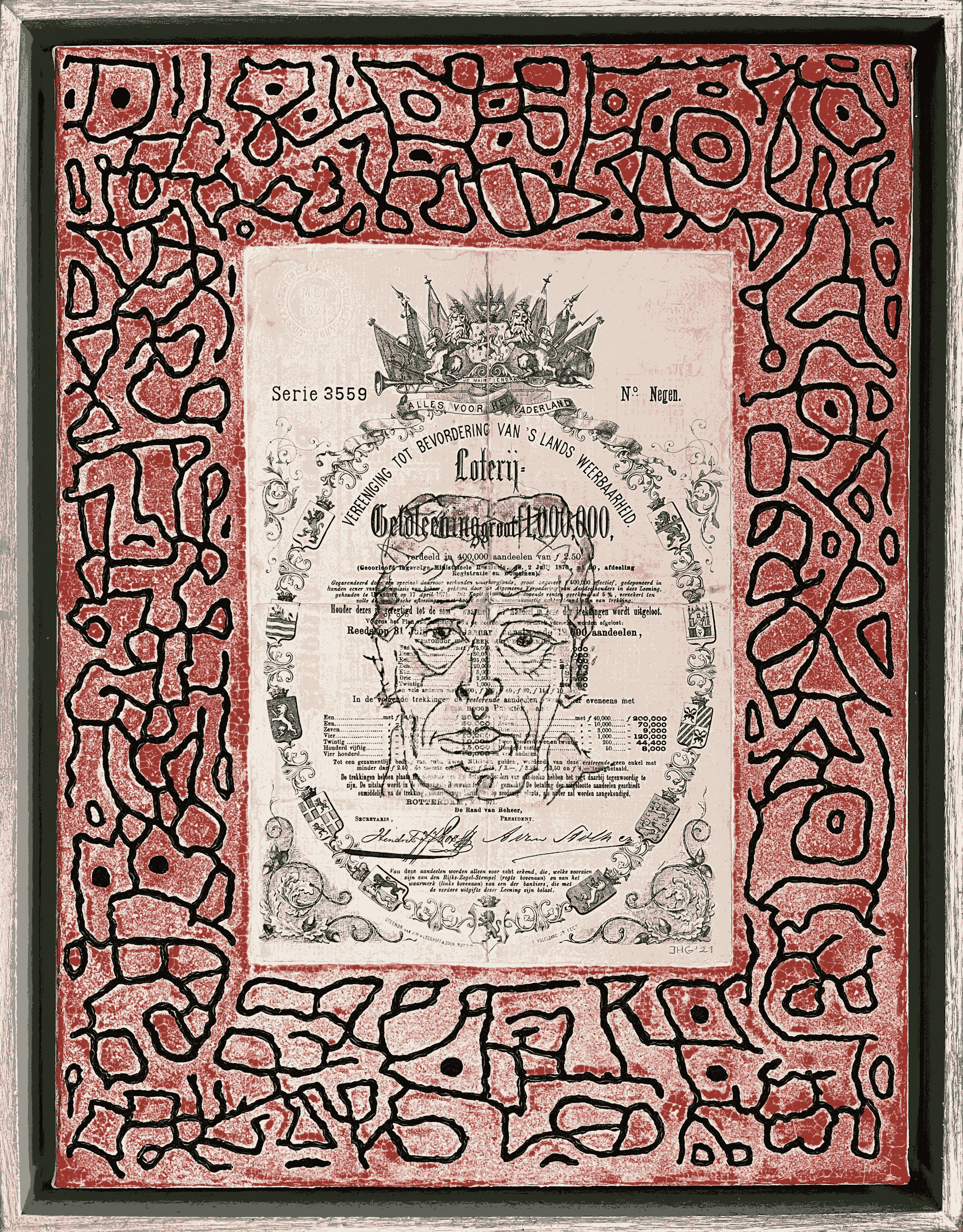 Loterij mei 1870 met Frank Lodeizen
